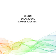 Abstract color wave with shadow. design for business idea. layout for presentation. eps 10