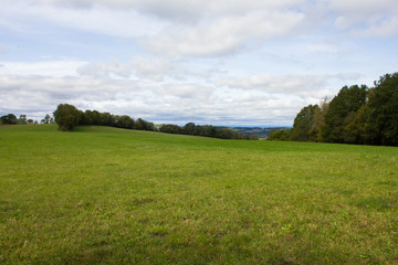 Ausblick über die Wiese in die Ferne
