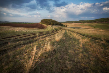 Plains, hills, meadows of the Republic of Bashkortostan