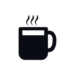 Coffee cup icon. Vector illustration