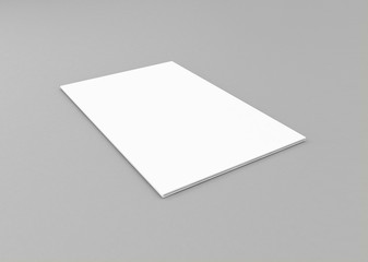 closed menu cardboard folder