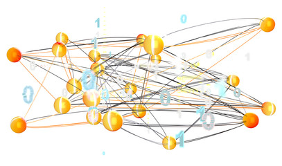 Obraz na płótnie Canvas network gruppe team struktur