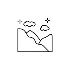 Colca Peru icon. Element of Peru icon