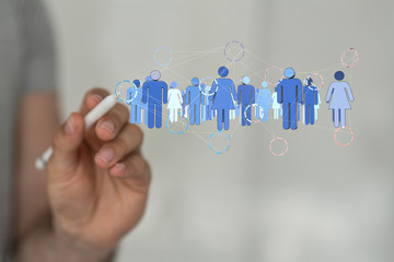 network gruppe team struktur