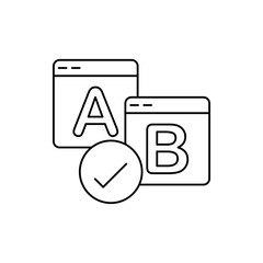 Browser computing icon. Element of user experience icon