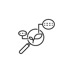 Ecology environment biology icon. Element of ecology environment icon