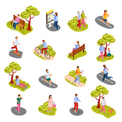 City People Isometric Set 