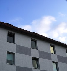 modern apartment building