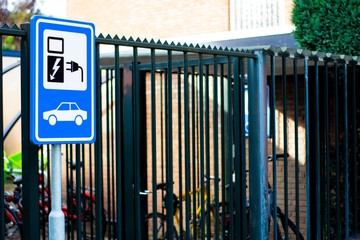 parking for electric vehicles only