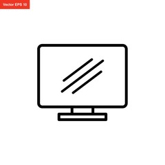 monitor, laptop, pc icon vector