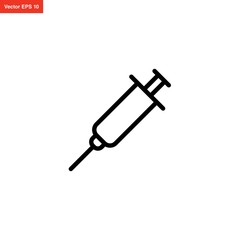 syringe icon vector design