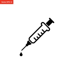 syringe icon vector design