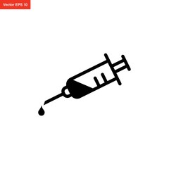 syringe icon vector design