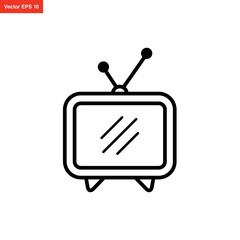 television icon vector design