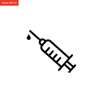 syringe icon vector design
