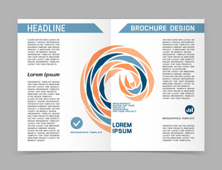 Paper brochure or web banner design