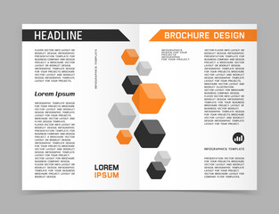 Paper brochure or web banner design