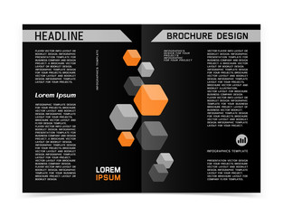 Paper brochure or web banner design