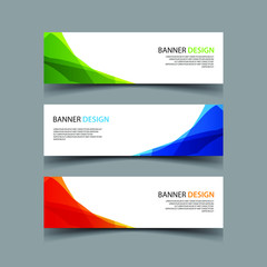Fototapeta premium Vector Abstract design banner web template