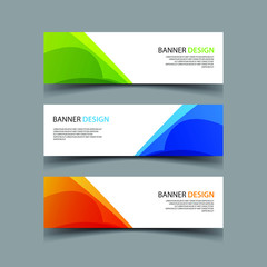 Fototapeta premium Vector Abstract design banner web template