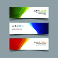 Vector Abstract design banner web template