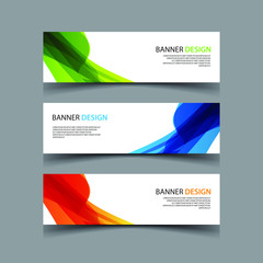 Fototapeta premium Vector Abstract design banner web template