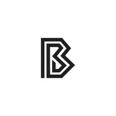 Creative Modern letter B. Vector logo icon template © NartGraphic