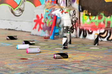 bombes de peinture