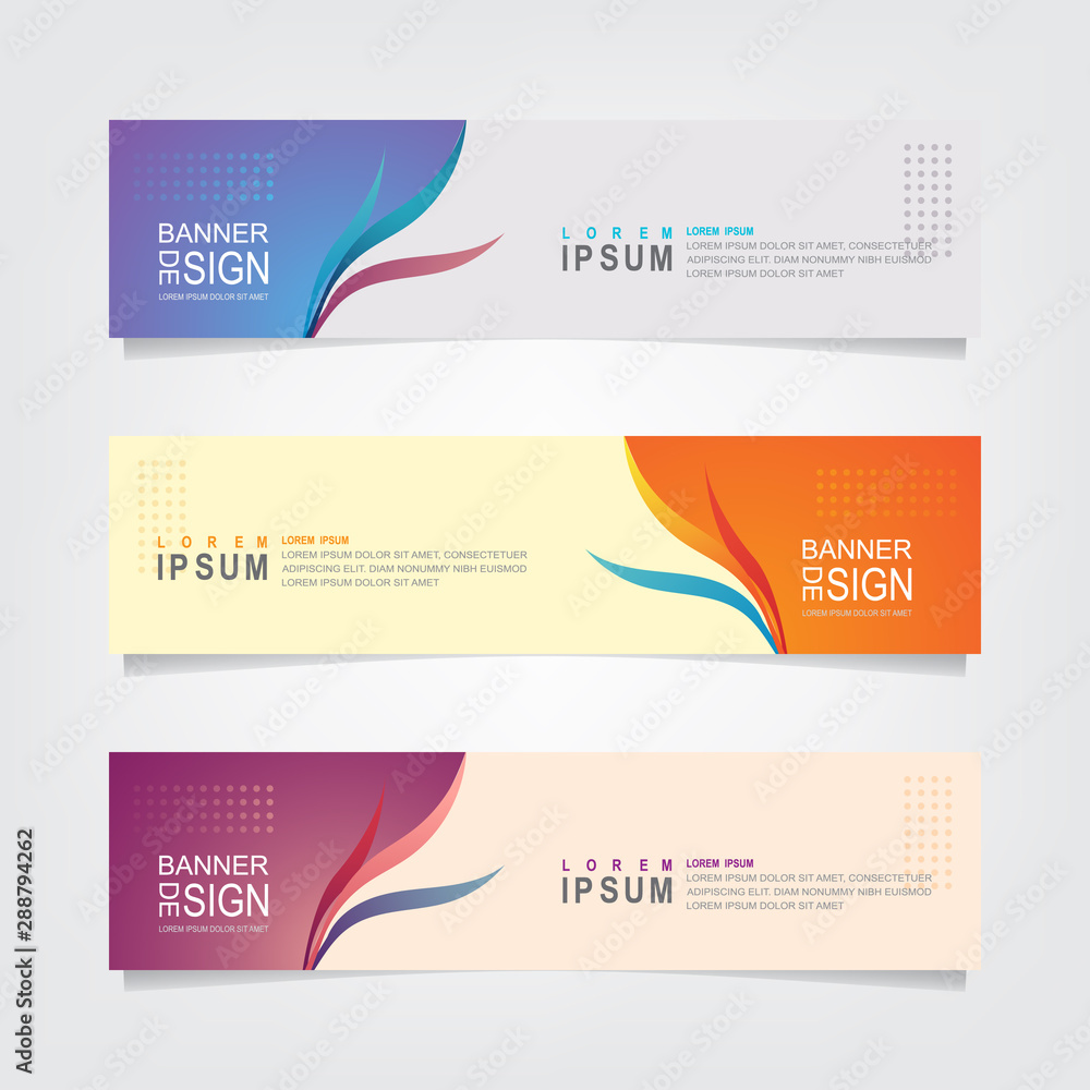 Poster vector abstract banner design web template. abstract geometric background can used for letterhead, h