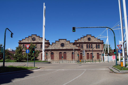 Turin, Piedmont, Italy. OGR building, the old factories repairs