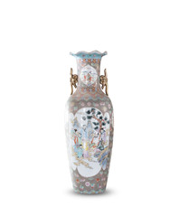 Beautiful rare ancient vase isolated on white background, This has clipping path.