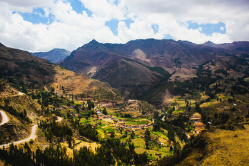 Fototapeta na wymiar Incan Sacred Valley in Peru