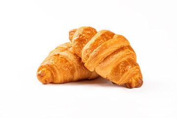 Croissant isolated on white background