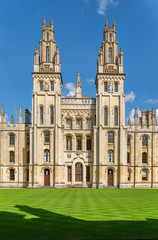 Fototapeta premium The All Souls College at the University of Oxford