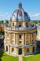 Fototapeta na wymiar The Radcliffe Camera, a symbol of the University of Oxford
