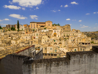 View of Matera, Basilicata, southern Italy