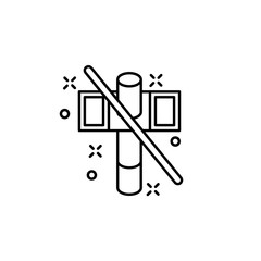 No smoking, nicotine icon. Element of quit smoking icon