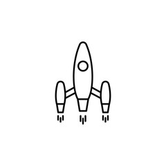 Rocket, space, vector, icon icon illustration isolated vector sign symbol - insu