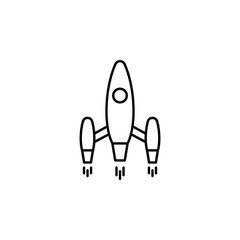 Rocket, space, vector, icon icon illustration isolated vector sign symbol - insu