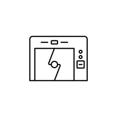 Door, space, vector, icon icon illustration isolated vector sign symbol - insura