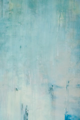 Fototapeta premium Old cement paint blue wall