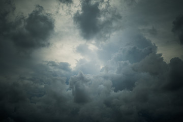 Fototapeta premium Sky and clouds before raining