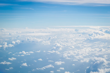 Blue sky with clouds