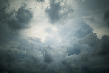 Obraz premium Sky and clouds before raining