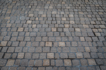 Cobblestone pavement texture