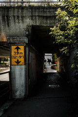 Walking Path Under The Bridge