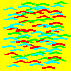 seamless multi colors ribbon patterns