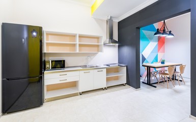 Modern kitchen interior at home
