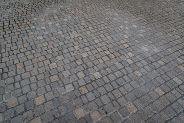 Fototapeta premium Cobblestone pavement texture