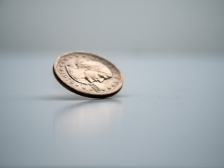 Susan B Anthony Dollar Coin, Spinning, Frozen in Motion, US Currency